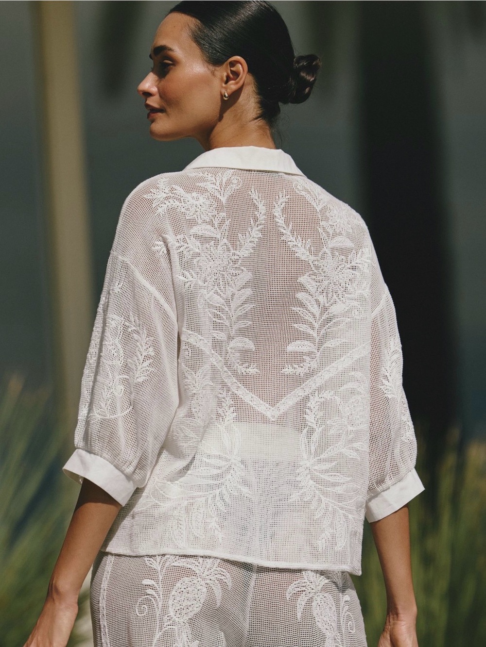 Farm Rio Farm Rio Nina Buttondown Blouse - Picture 3 of 8
